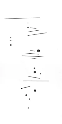 Nature sculpture by Ryan Weiss of Loamworks | Experiment In Space and Time | mobile made from wood, filament, acrylic paint